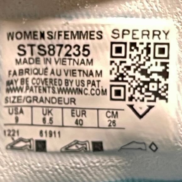 Sperry Lounge 2 Top-Sider Linen Comfort Style Sneakers Womens 9 Blue :: K.4.5 - Picture 13 of 13